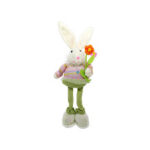 COELHA PLUSH EM PÉ COM FLOR