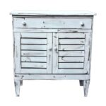 CÔMODA PERSIANA EM PÁTINA BRANCA