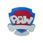 PLACA DECORATIVA PAW COM OSSO M
