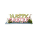 PLACA RESINA HAPPY EASTER