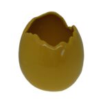 CASCA OVO CERÂMICA AMARELA G