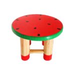 BANCO REDONDO MINI  MELANCIA MDF