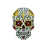 Caveira mexicana, catrina para locação. Festa no tema Dia de los muertos ou caveiras mexicanas