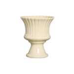 VASO TAÇA FRISOS P FAIANÇA