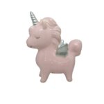 UNICÓRNIO ROSA P CERÂMICA