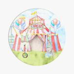 CIRCO - CAPA SUBLIMADA PARA PAINEL REDONDO 1,20