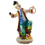 CIRCO - PALHAÇO VINTAGE CIRCENSE RESINA