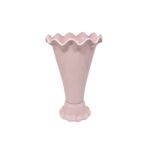 VASO CONE BABADO  G - CERÂMICA