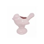 CACHEPÔ PASSARO ROSA CANDY - FAIANÇA