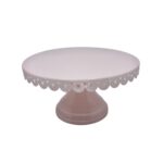 BOLEIRA BABADO CORAÇÃO - ALUMINIO