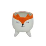CACHEPO REDONDO COM PÉ P - PORCELANA