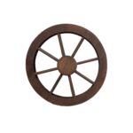 RODA DE CARROÇA 3D - MADEIRA