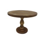 BOLEIRA RÚSTICA GOTA G - MADEIRA