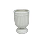 CACHEPÔ CANELADO ALTO P - FAIANÇA