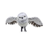 CORUJA BRANCA COM ASAS ABERTAS