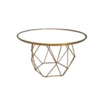 BOLEIRA METAL DIAMANTE COM ESPELHO M