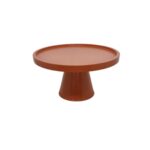 BOLEIRA CONE COM BORDA M - MADEIRA/METAL