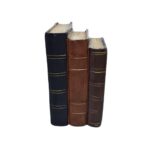 TRIO DE LIVROS VINTAGE - RESINA