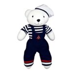 URSO MARINHEIRO COM MACACÃO G  - TECIDO