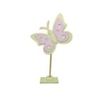 BORBOLETA ABERTA COM PÉ AMARELA CANDY G - MDF