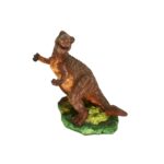 DINOSSAURO REX MARROM P - RESINA