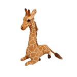 GIRAFA REALISTA SENTADA M - PELÚCIA
