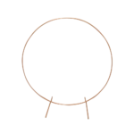 PAINEL REDONDO VAZADO ROSE GOLD DESMONTÁVEL 1,80 - FERRO