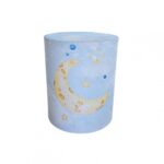 CILINDRO LUA COM ESTRELAS AQUARELADO M