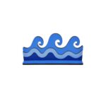 ONDA COM FAIXA P - MDF