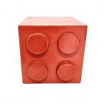 CUBO LEGO DE MESA  VERMELHO