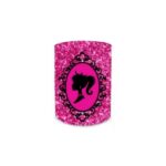 CILINDRO ROSA COM PERFIL PRETO P