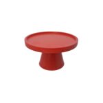 BOLEIRA CONE COM BORDA P - MADEIRA/METAL LAQUEADO