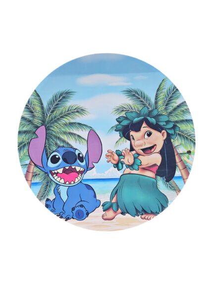 CAPA PARA PAINEL REDONDO LILO E STITCH