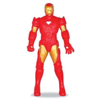 Boneco homem de ferro gigante em vinil para locação.