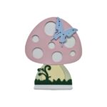 COGUMELO ROSA COM BORBOLETA - DISPLAY