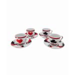 CONJUNTO DE XICARAS COM PIRES PARA CAFÉ NIPES